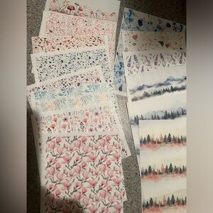 Transfer sheets for polymer clay